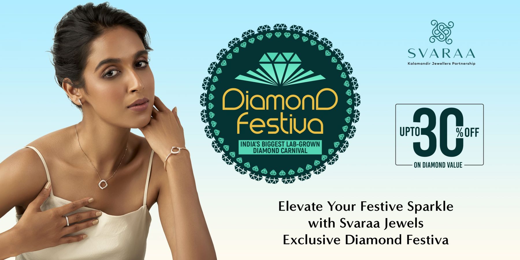 Elevate Your Festive Sparkle with Svaraa Jewels Exclusive Diamond Festiva