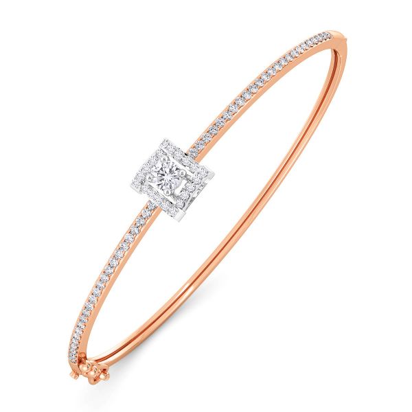Landry Quadrant Solitaire Diamond Bracelet