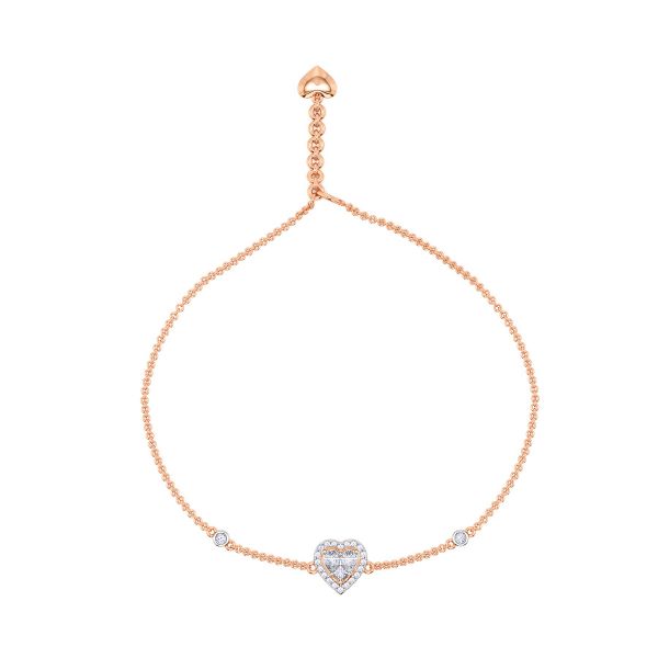 Twinkle Heart Diamond Bracelet
