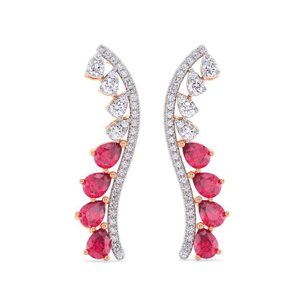 Rabhya Cocktail Diamond Drops Earrings