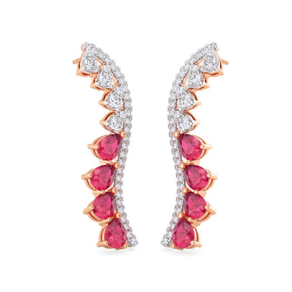 Rabhya Cocktail Diamond Drops Earrings