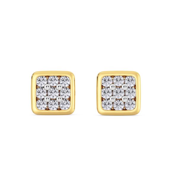 Emersyn Quad Diamond Stud Earrings