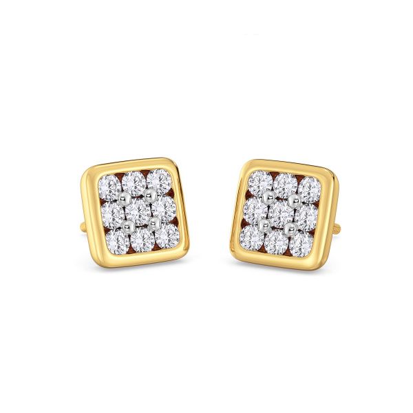 Emersyn Quad Diamond Stud Earrings