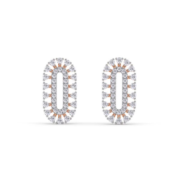 Adya Sparkling Diamond Stud Earrings