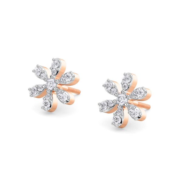 Amanda Floret Diamond Stud Earrings
