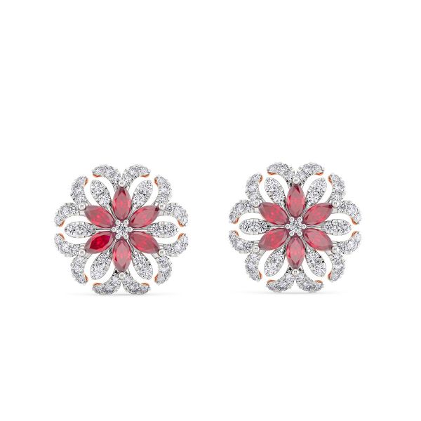 Nataly Blossom Diamond Earrings