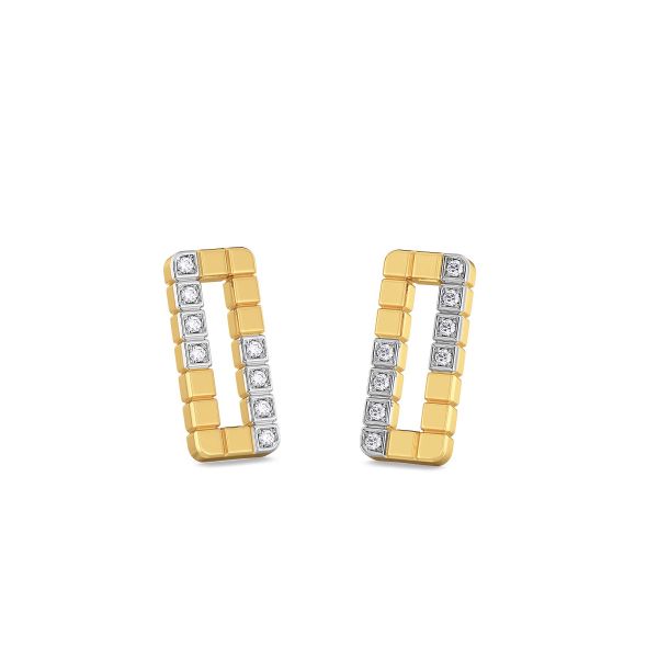 Farisha Quadrant Diamond Earrings