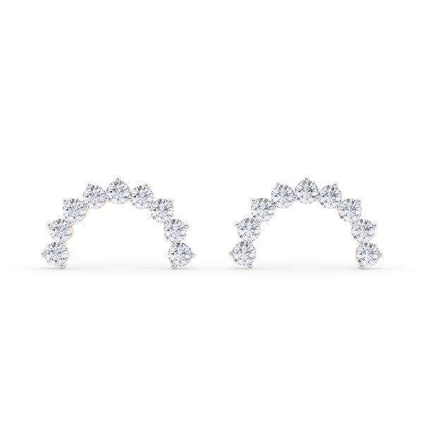 Amora Circuit Diamond Stud Earrings