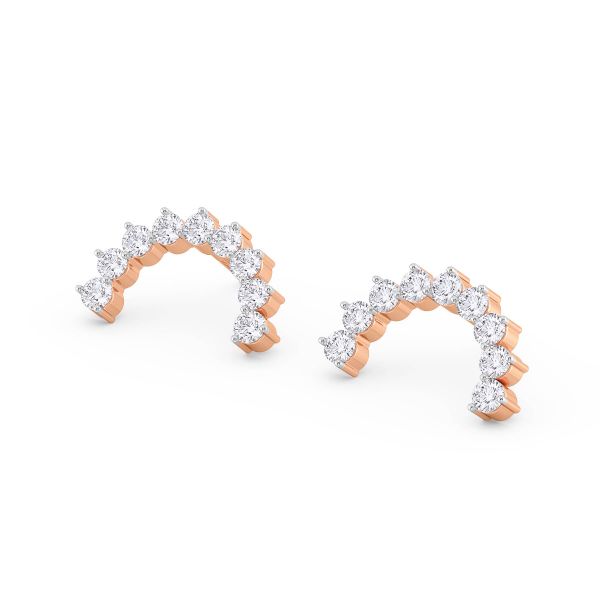 Amora Circuit Diamond Stud Earrings