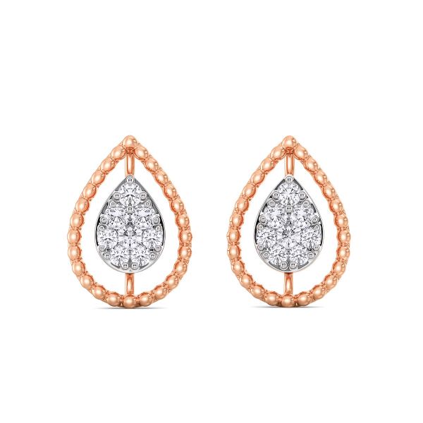 Coraline Duo Pear Stud Earrings