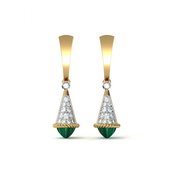 Rashida Diamond Drop Earrings
