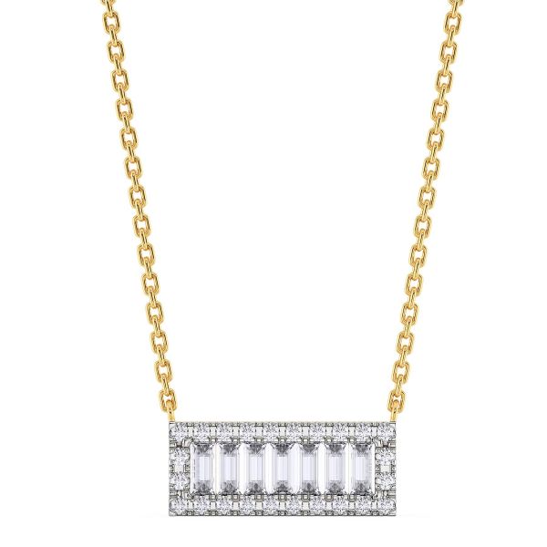 Indali Bar Diamond Necklace