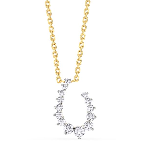 Evelyn Arc Diamond Necklace
