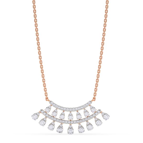 Kaelyn Droplets Diamond Necklace