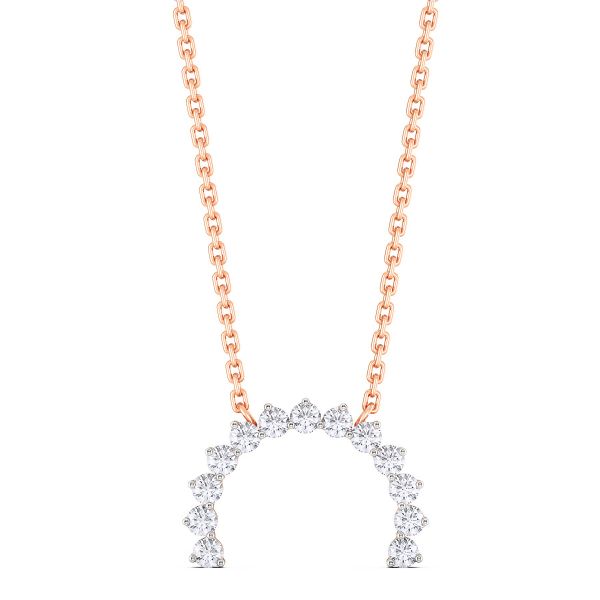 Amiyah  Arc Diamond Necklace