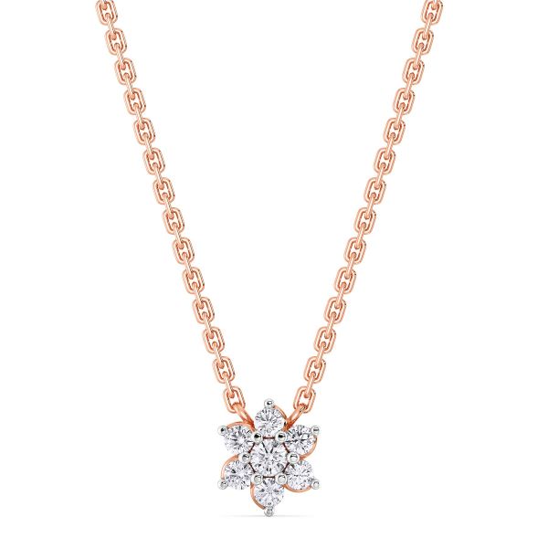 Adeline Floweret Diamond Necklace
