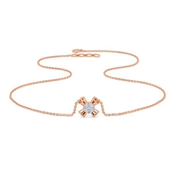 Vane Cluster Diamond Necklace