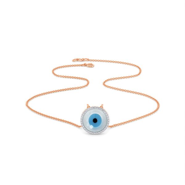 Radiant Evil Eye Diamond Necklace