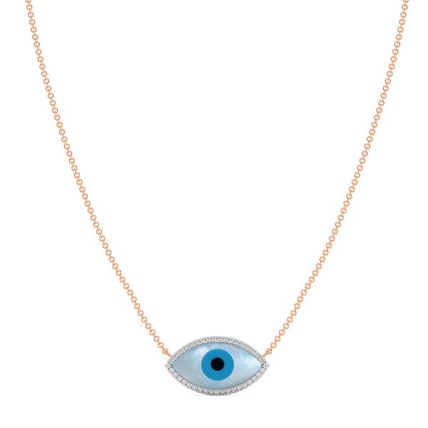 Embellish Evil Eye Diamond Necklace (Large)