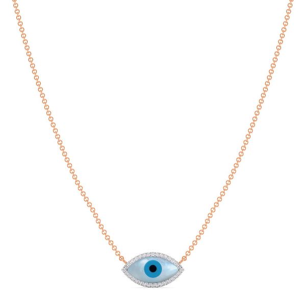 Embellish Evil Eye Diamond Necklace (Small)