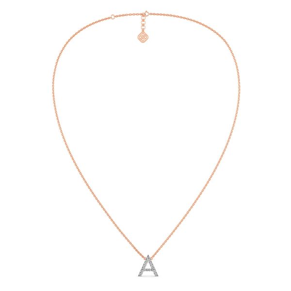 Alessa A Alphabet Diamond Necklace