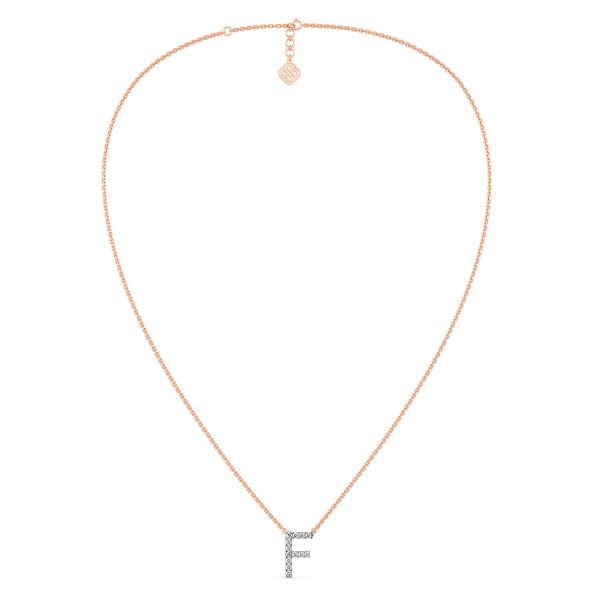 Francesca F Alphabet Necklace