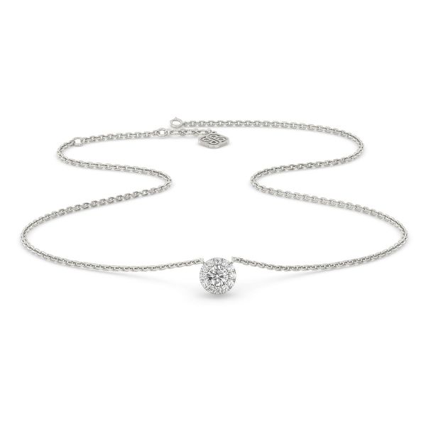 Violetta Solitaire Diamond Necklace