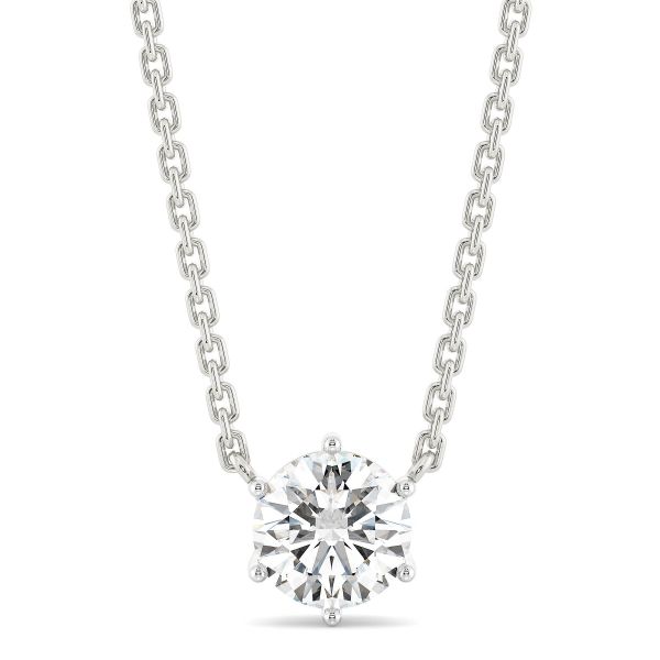 Derya Solitaire Diamond Necklace