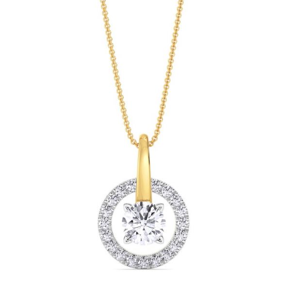 Hailey Merveille Solitaire Diamond Pendant (6/7 Ct. Tw.)