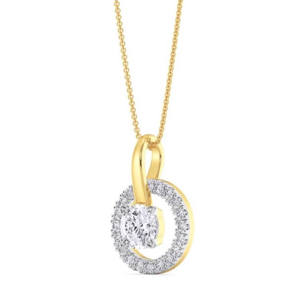 Hailey Merveille Solitaire Diamond Pendant (6/7 Ct. Tw.)