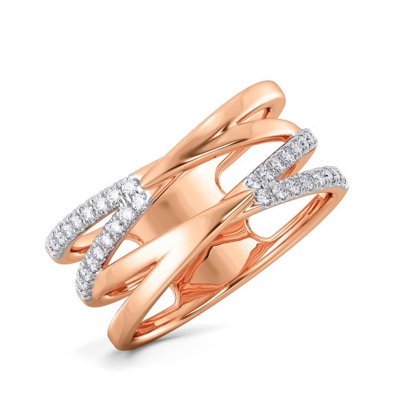 Nitya Interknit Diamond Ring