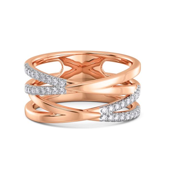 Nitya Interknit Diamond Ring