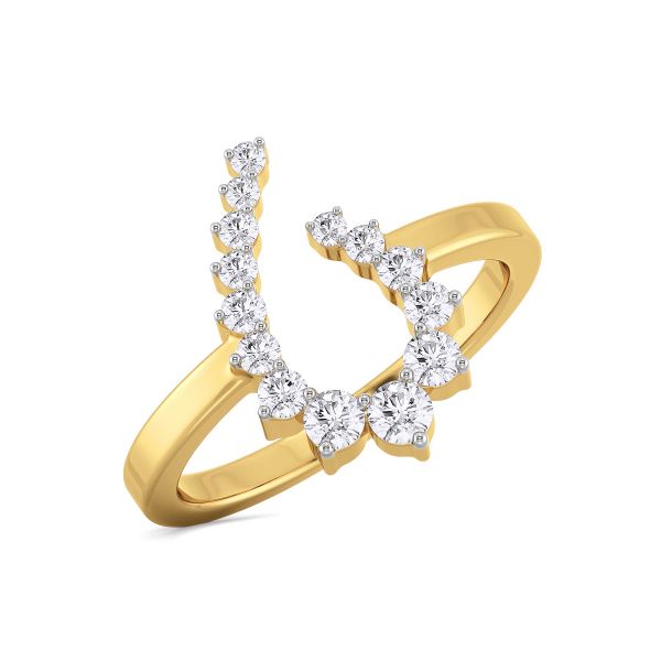 Evangeline Arch Diamond Ring