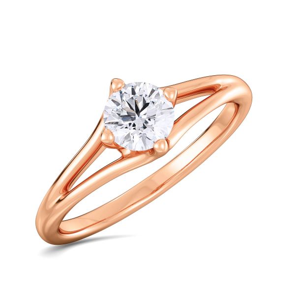 Elaina Brigette Diamond Solitaire Ring (1/2 Ct. Tw.)