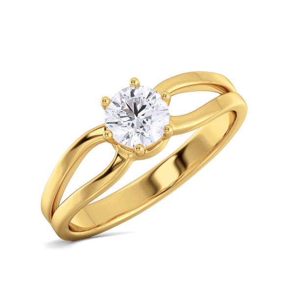 Kenia Mae Solitaire Diamond Ring (1/2 Ct. Tw.)