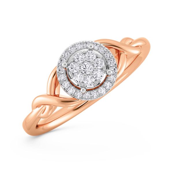 Hana Knot Diamond Promise Ring