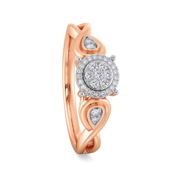 Haylee Braided Lab Diamond Ring