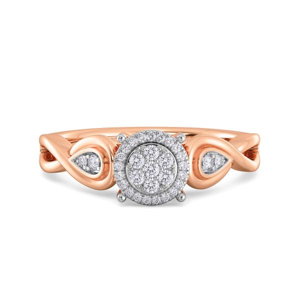 Haylee Braided Lab Diamond Ring