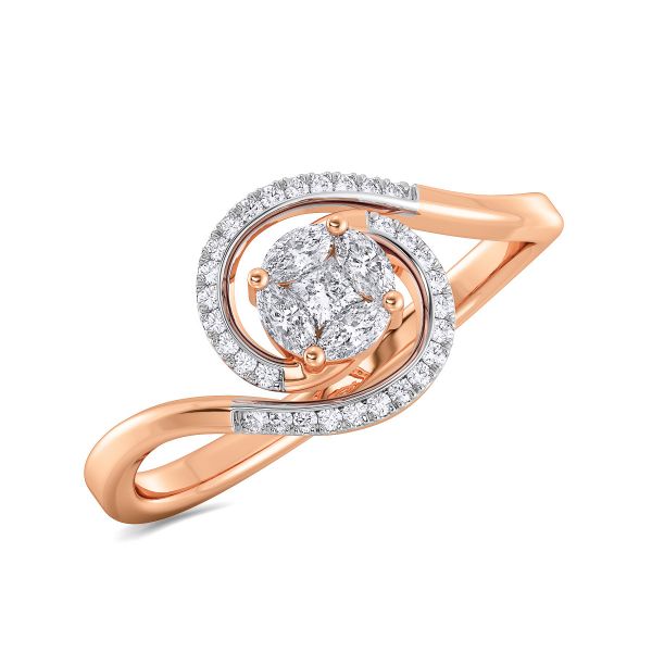 Kenley Intertwien Diamond Ring