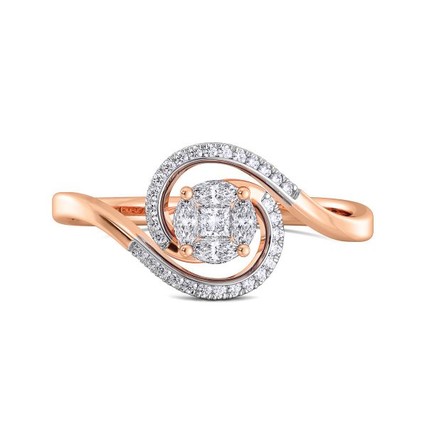 Kenley Intertwien Diamond Ring