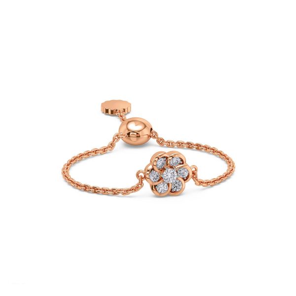 Agnetha Floweret Diamond Flexi Ring