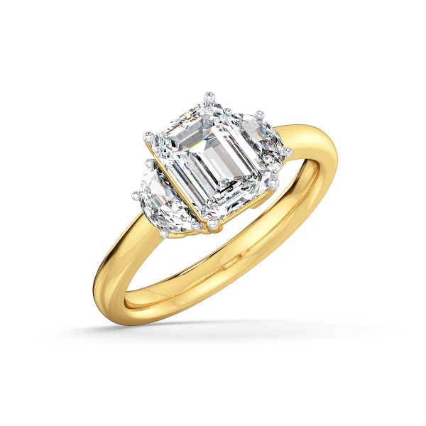 Ina Threestone Diamond Ring (1 7/8 Ct. Tw.)