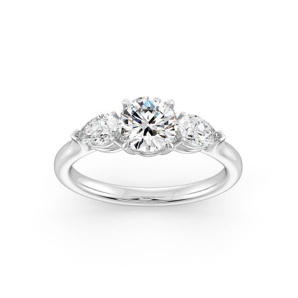 Saarya Threestone Diamond Ring (4/9 Ct. Tw.)