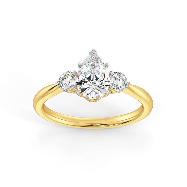 Dipti Threestone Diamond Ring (4/9 Ct. Tw.)