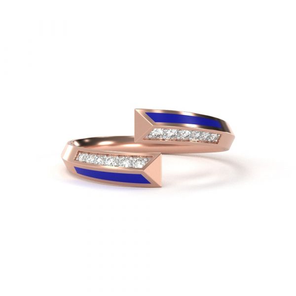 Arianna Diamond Ring Lab-grown diamond RG of SVR in  Gold Metal