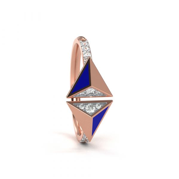 Beatrice Diamond Ring Lab-grown diamond RG of SVR in  Gold Metal