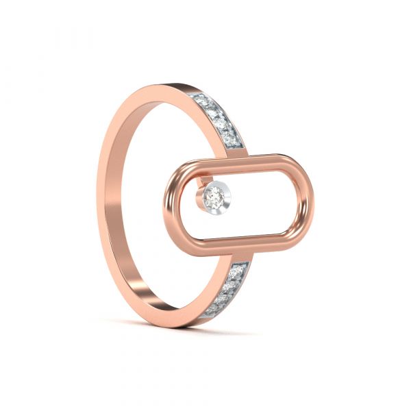 Carlotta Diamond Ring Lab-grown diamond RG of SVR in  Gold Metal