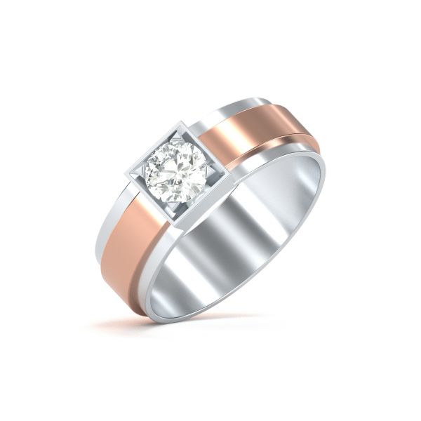 Aylin Solitaire Diamond Band Ring