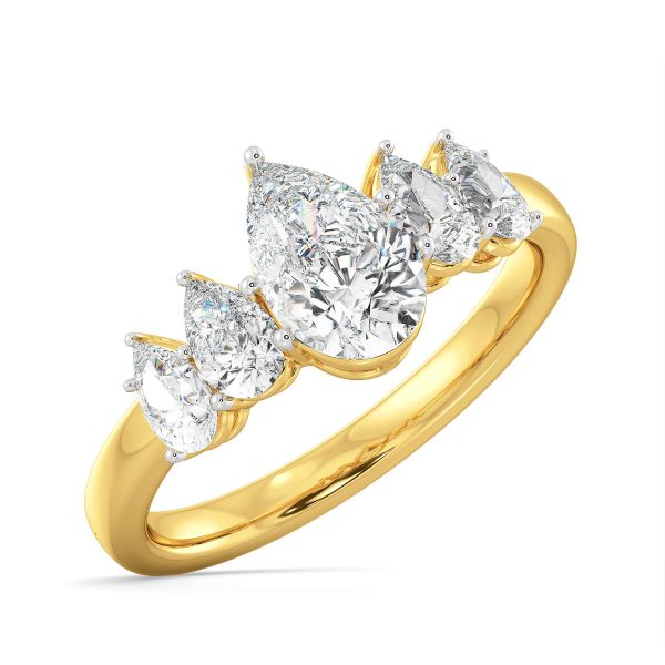 Ana Solitaire Lab Diamond Ring
