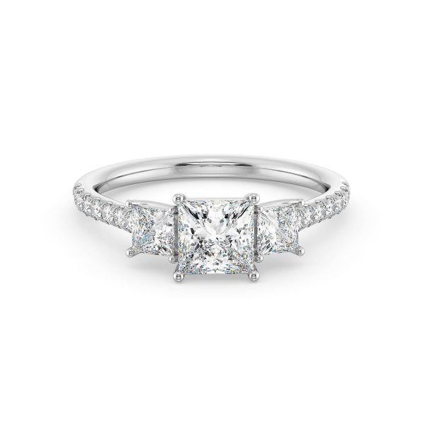 Manon Three Stone Diamond Ring 